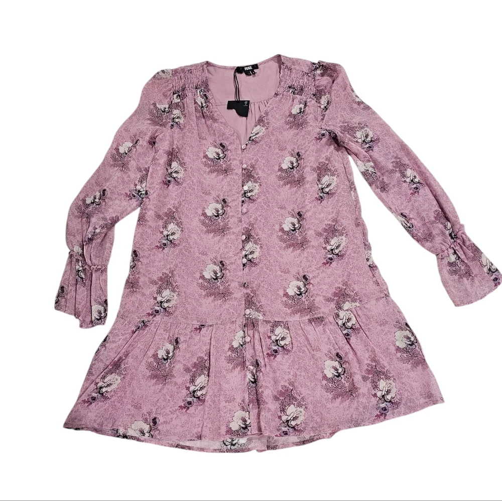 Paige Carmela Dress - Sunrise Pink Multi NWT size XS - Picture 3 of 9